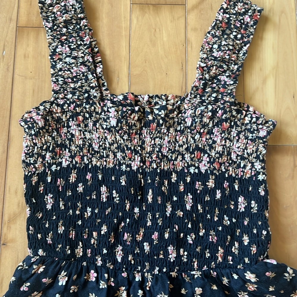 American Eagle Flower-Patterned Romper - image 2